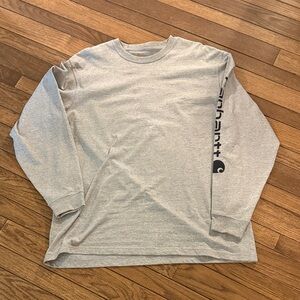 Carhartt Heather Gray Long Sleeve Tee